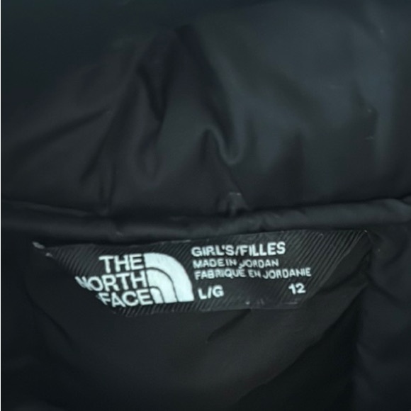 The North Face Black Puffer Jacket with Hood - Picture 3 of 4